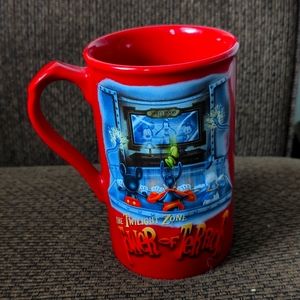 🛗$5 when bundled🛗Disney Parks The Twilight Zone Tower Of Terror 3D Red Mug Cup